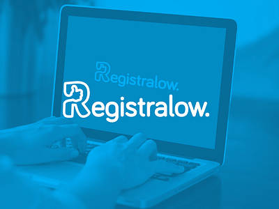 Registralow brands concept logo logotype