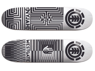 Opart graphic design opart pattern skateboarding