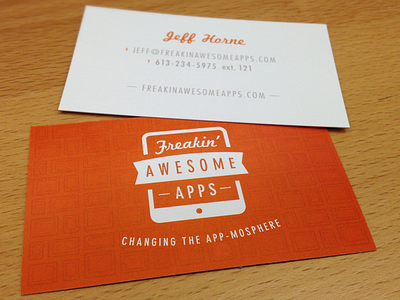 Freakin' Awesome Apps Business Card