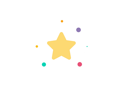 Starring animated gif animation bubbles burst colors favorite fun heart interaction microinteraction motion design motion graphics sparkles star ui ux wave