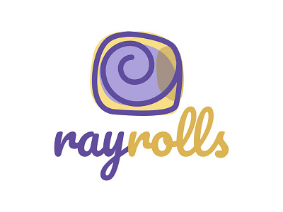 Cinnamon Rolls Logo bakery cinnamon cinnamon roll lila logo purple