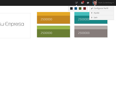 Dashboard Demo4 2 dashboard dropdown icons menu ui user interface