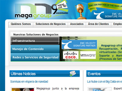 Corporate website 01 cisco cms css design developing diseño emc flash html javascript joomla php technoly venezuela web website wmware zulia
