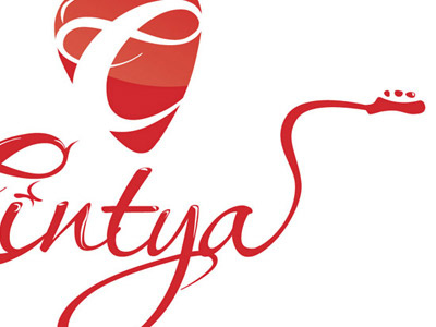 Logo Cintya (Pop Band) design diseño graphic guitar guitarra logo music pop red venezuela zulia