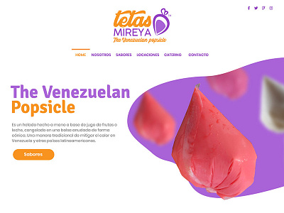 Venezuelan Popsicle css icecream popsicle slider web website wix wordpress