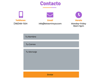 Venezuelan Popsicle contact contact form fields wix