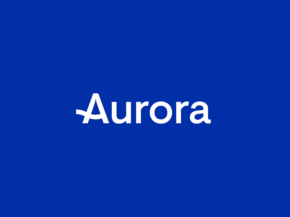 Aurora logo by Inês Silva on Dribbble