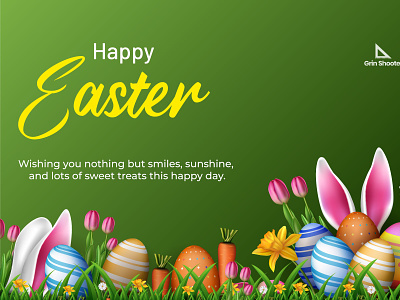 Easter Banner graphic design typography