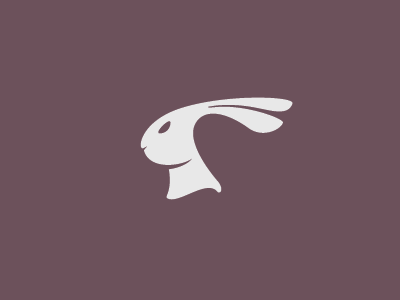 March Hare animal hare logo