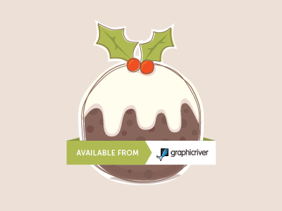Christmas Pudding Vector christmas christmas pudding seasonal vector