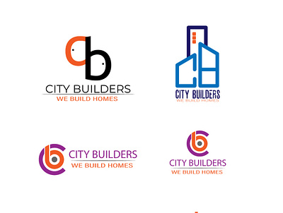 Logo Design for City Builders brand identity branding business card design graphic design logo logo design logotype mono