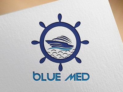 Blue  Med Logo design