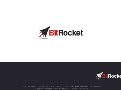 Bit Rocket Logo Design