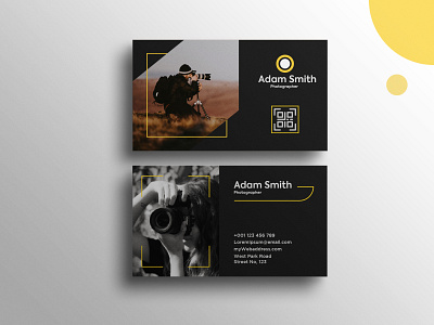 Photography Business Card attractive business card graphic design minimal professional