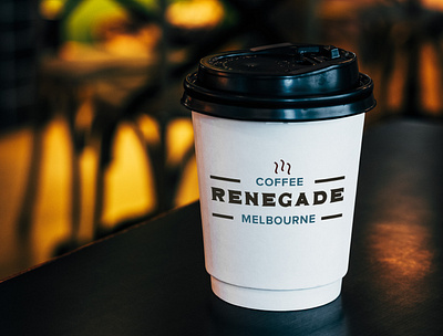 Renegade Coffee, Melbourne branding cafe design graphic design logo product design small business typography