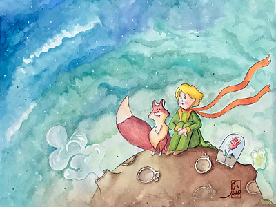 Little Prince design illustration