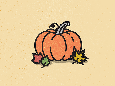 Fall is here! autumn fall fall leaves halloween illustration line drawing october pumpkin thick lines vector