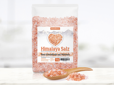 Himalayan salt package design eco-friendly himalayan salt