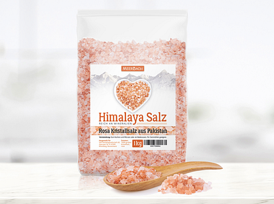 Himalayan salt package design eco friendly himalayan salt