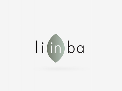 Liinba logo balance health health food leaf logotype
