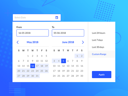 Date Picker by Laís Mieko on Dribbble