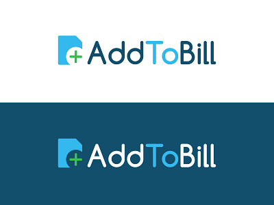 AddToBill Logo brand design icon logo