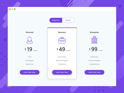 Pricing Table