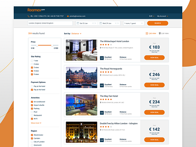 Hotel Booking booking business travel design hotel hotel booking search engine ui