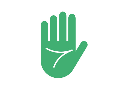 Giving Hand giving green green thumb hand hand logo head and heart heart line