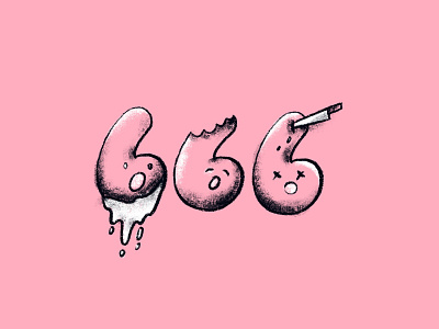 Inktober 666 Pattern