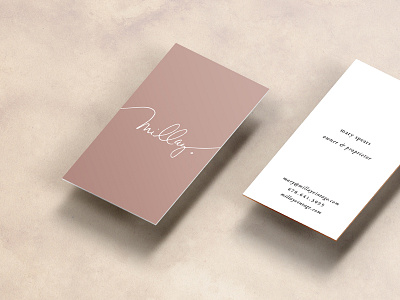 Millay business cards