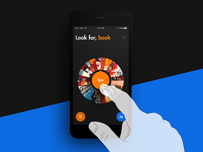 CoffeeBook app book mobile spin ui