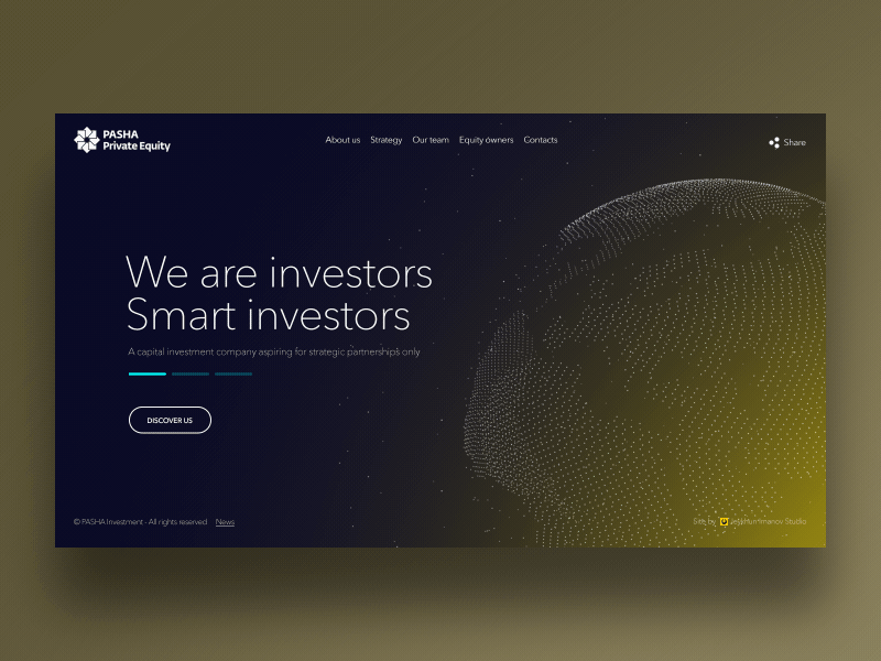 Website concept globe gradients grid tree typography ui venture website