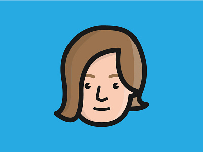 Portrait - Rachel avatar emoji face hair icon nose portrait profile smile