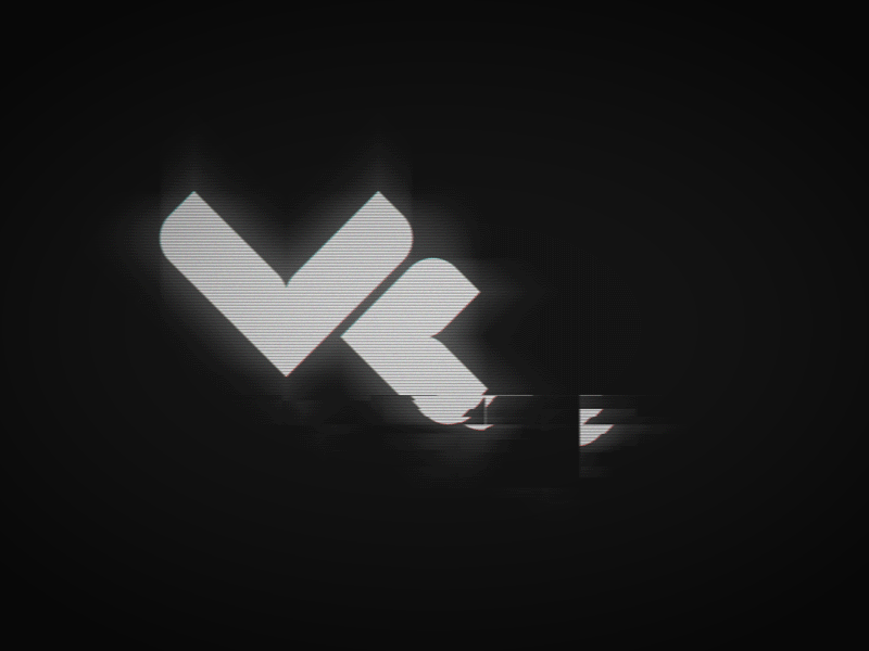 Glitch aberration chromatic glitch graphic logo mograph motion