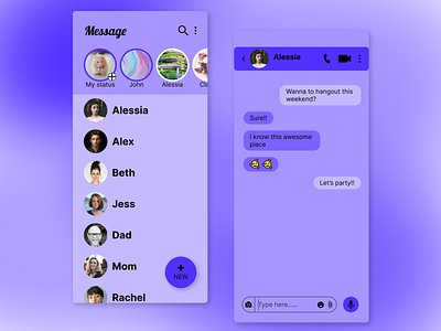 Direct Messaging Daily UI 013