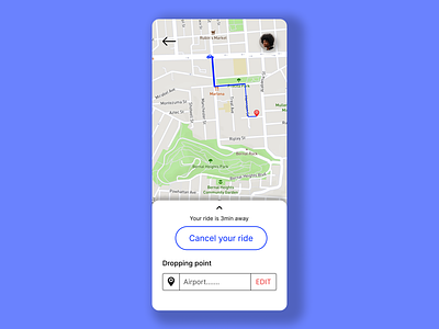 Location tracker Daily UI 020 daily challenge daily ui 020 dailyui design location tracker mobile ui ui challenge