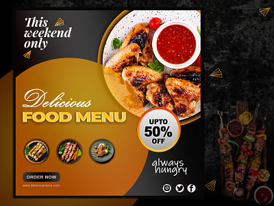 food menu advertisement bann branding design graphic design posts typography