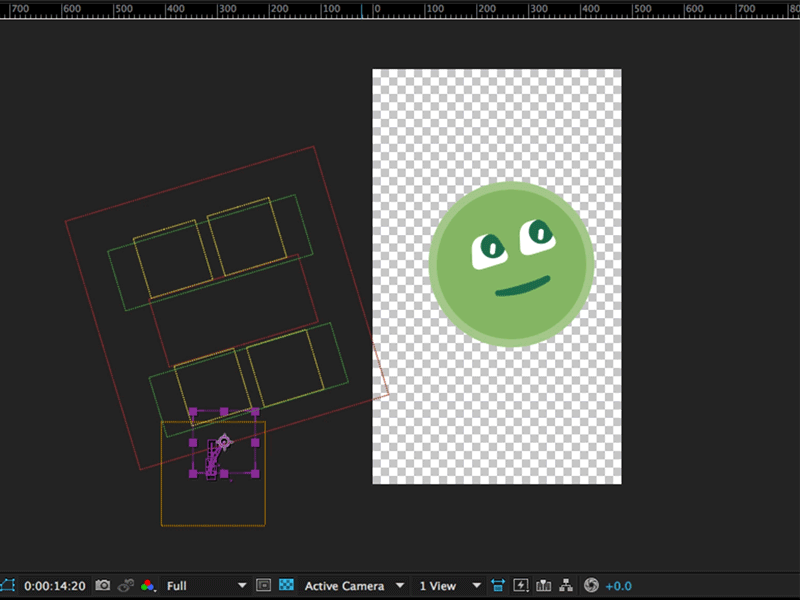 Playing With Nulls animation character character animation design face motion motion design motion graphics nulls rigging