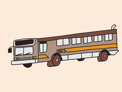 Earthy vehicles brown drawing illustration procreate shaky vehicles