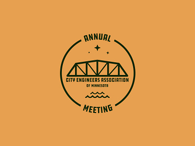 City Engineers meeting badge bridge conference icon minnesota symbol