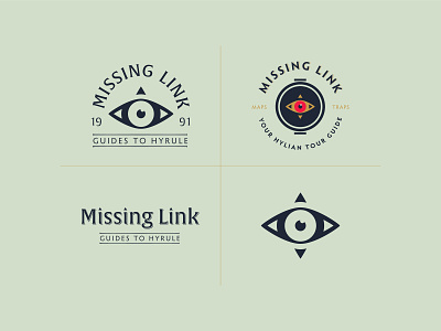 Missing Link badge brand branding identity link logo vector zelda