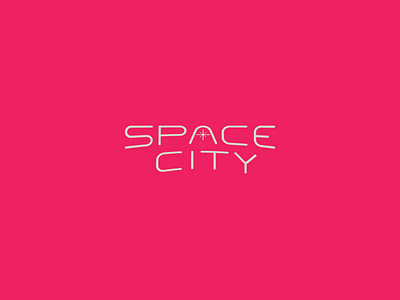 Space City basketball branding custom type design hoops logo vector