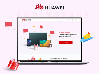 Huawei Landing Page | UI Design advertising corporate creative design dribbble gift box graphic design huawei landing page marketing ui ui design uidesign uiux uxdesign website design