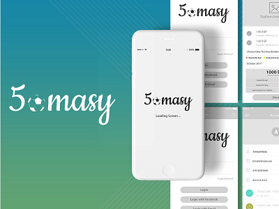 5omasy | UX Mobile App 5omasy app design booking app design football football app stadium ui uidesign ux uxdesign