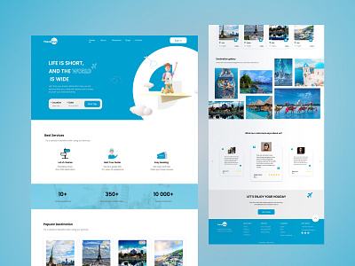 Travel Landing page