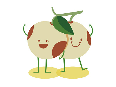 Jujube fruit，jujube，cartoon