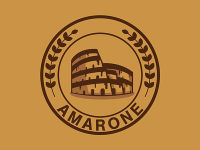 Amarone branch，colosseum logo，italy，olive