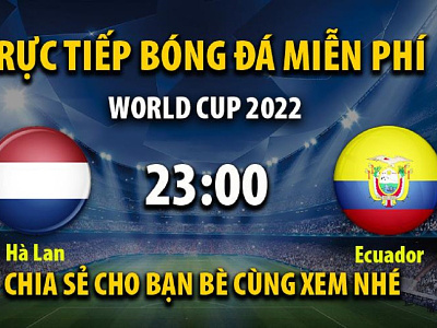 Trực tiếp Hà Lan vs Ecuador 22:59, ngày 25/11/2022