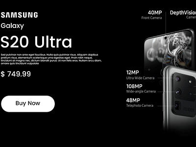 Samsung S20 Ultra social media banner
https://www.behance.net/ga
